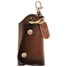 Dom Teporna Women's Smart Key Case, Genuine Leather, Men's Cowhide Leather, Graduated Leather, Italian Leather, Key Charm, Leather Accessories, Keys, Storage, Braun