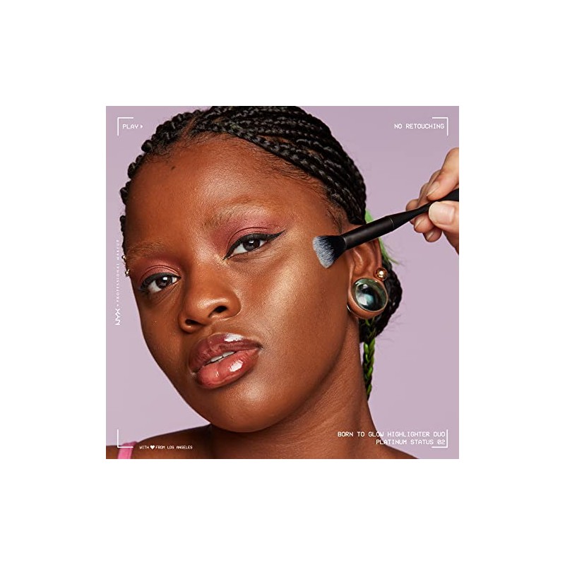 NYX PROFESSIONAL MAKEUP Born To Glow Icy Highlighter Duo -