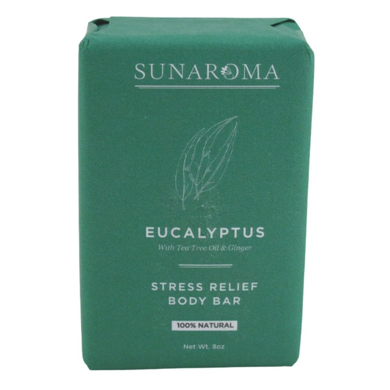 Sunaroma Soap Bar Eucalyptus With Tea Tree + Ginger 8