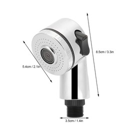 Salon Shower Head, Hairdressing Shower Head 2 Modes Shampoo Shower Head, Shower Head Hair Salon Shower Head Barber Basin Adapter Shower Accessories Side Switch
