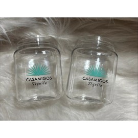 Casamigos Mason Jars.  Set Of 2.  NEW. Approximately 14oz.