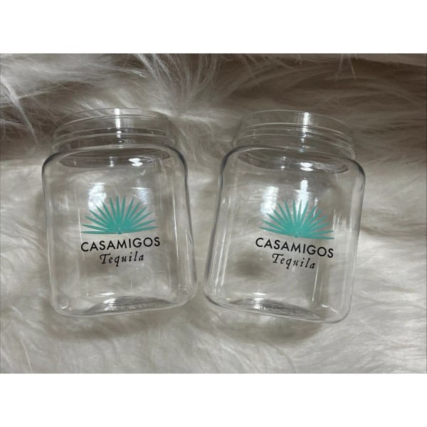 Casamigos Mason Jars. Set Of 2. NEW. Approximately 14oz.
