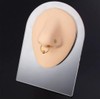 Nariz de Silicona para Práctica de Piercing con Base de