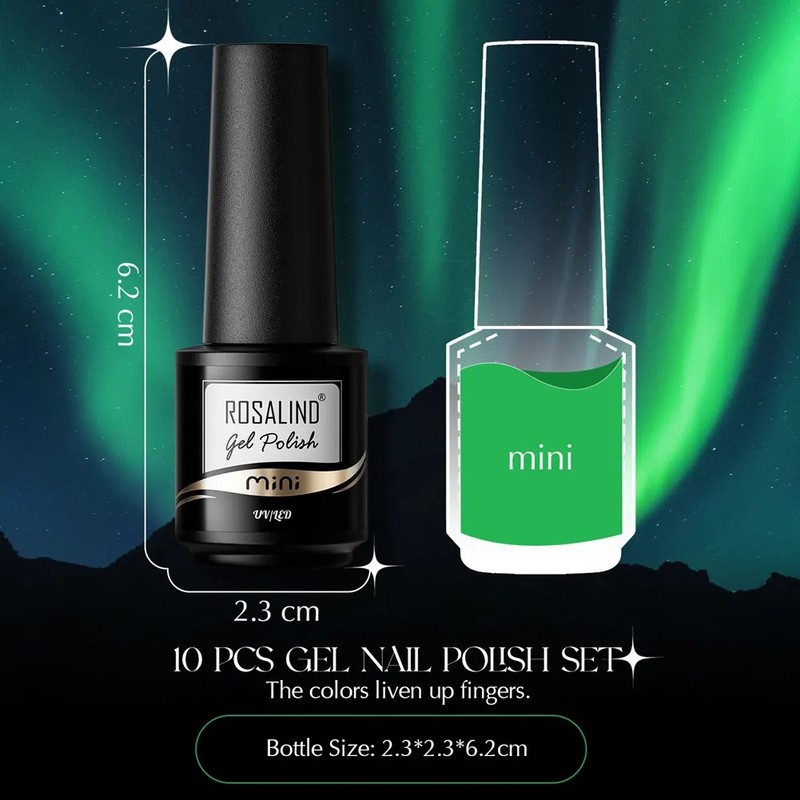 Gel Para Esmalte De Uñas Semipermanentes Para Uñas 10colores
