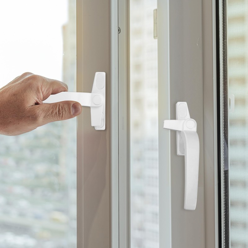 YKUKIZEE 6 Pcs Cockspur Window Handles for UPVC Windows Right