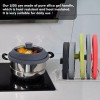 GLOU-GLOU GOOSE GGG Microwave Splatter Cover Glass Cover with Collapsible