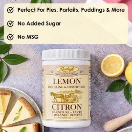 Rawleigh Lemon Pie Filling & Dessert Mix: 16 oz / 454g - Pack of 1, Instant Dessert Mix, Gluten Free, No MSG, Vegetarian