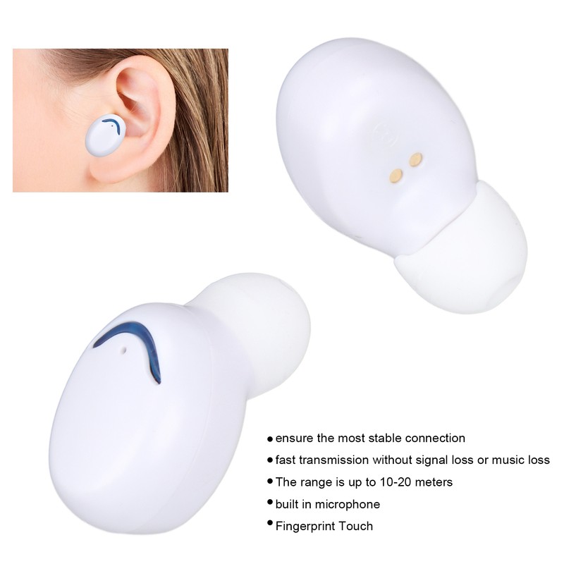 Wireless Earbuds BT 5.1 Headphones with Charging Case Noise Reduction
