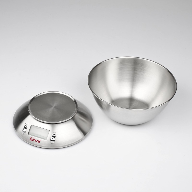 Girmi PS85 Table Round Electronic Kitchen Scale Stainless Steel Kitchen