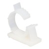 100Pcs Cable Management Clip Adjustable Adhesive PA66 Nylon Cord Organizer