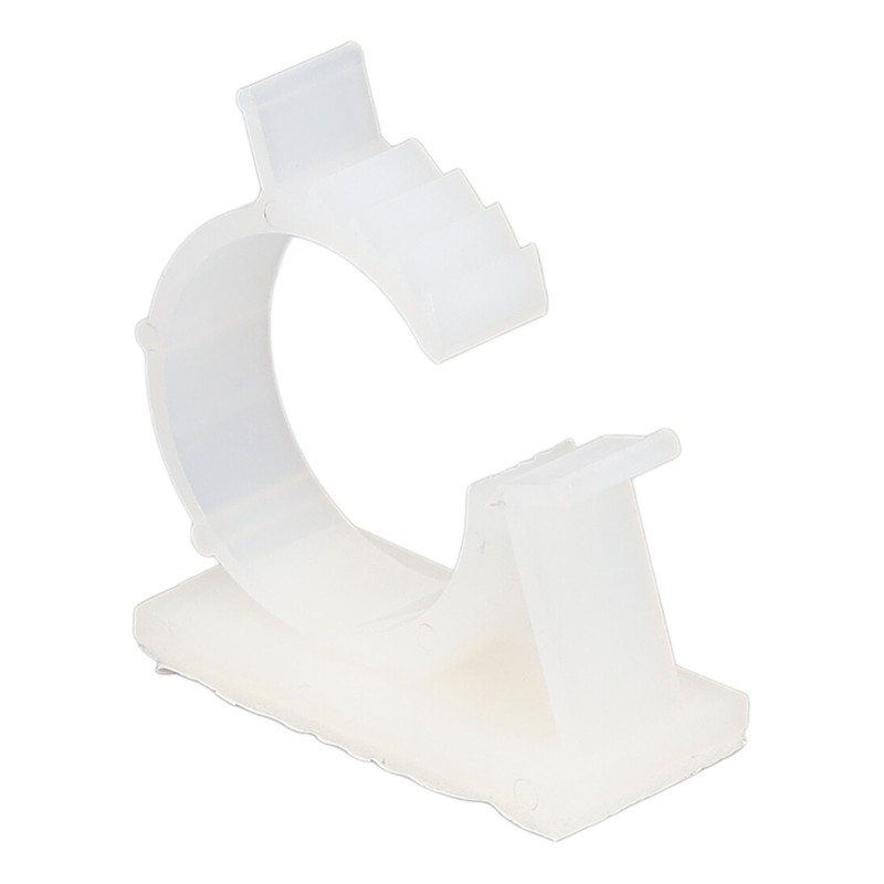 100Pcs Cable Management Clip Adjustable Adhesive PA66 Nylon Cord Organizer