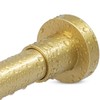 YNL Gold Shower Curtain Rod 32-80 Inch(2.7-6.6ft), Non Slip, Never
