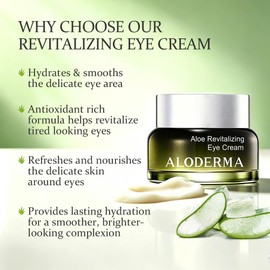 Crema reafirmante para ojos con aloe vera 70% orgánico – Aloderma ALDFEC25FBA