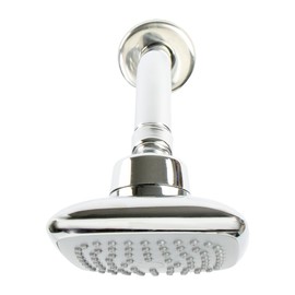 CNX Meer Faucets - Regadera con Tubo Multiposición, Anti-Sarro y Funciona con Presión Baja, ABS y Metal, Cromada