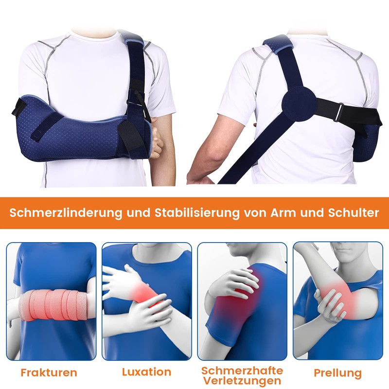Willcom Arm Sling Shoulder, Medical Arm Strap for Men and