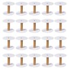 20pcs Empty Paper Thread Spools Removable Wire Weaving Bobbins for