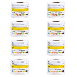 Restaurant Quality Shelf Life Food Rotation Labels, 2” x 3” Self-Adhesive Removable Freezer Food Labels Stickers, Perfect for Reusable Containers, Easy to Remove, Food Safety Date Sticker (8 PCS)
