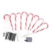 Christmas Candy Cane Light 1 for 8 Solar Candy Cane