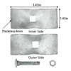 18 Set chain link fence parts 1-3/8" Dog Kennel Panel