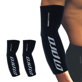 Gorletic Ellenbogen-Kompressionsmanschetten (Paar) – Ellenbogenstütze – rutschfest und elastisch für Calisthenics, Fitness, Gym und Epicondylitis – Herren/Damen, Schwarz , Medium