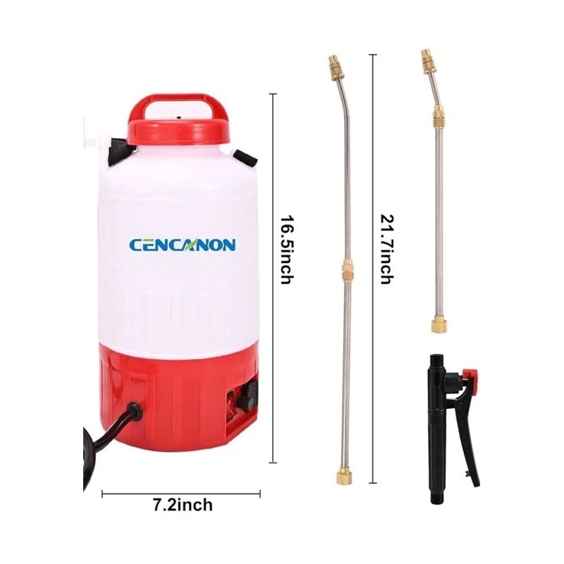 Cencanon 1.3 Gallon Battery Powered Sprayer