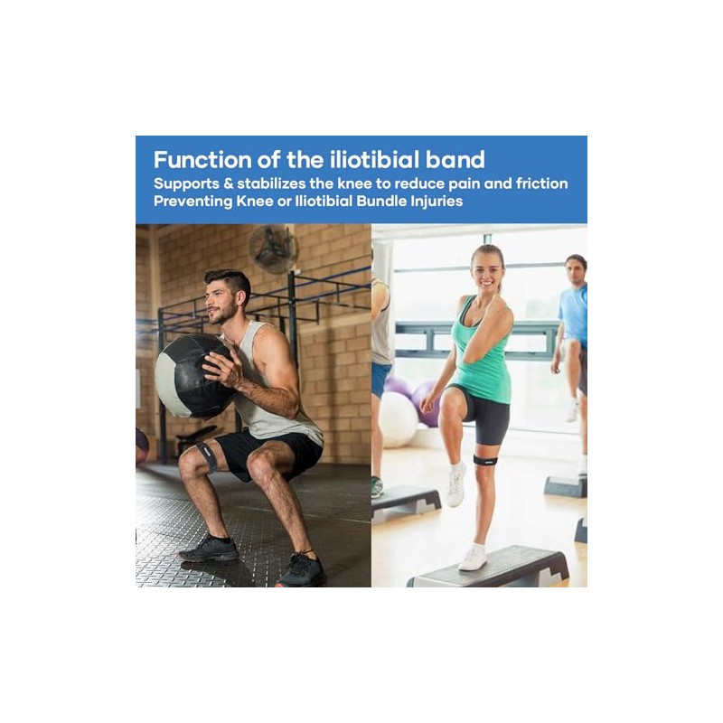EXVITAL IT Band Straps Iliotibial Band Brace Relieve ITB Syndrome