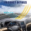 GXARTS Car Dashboard Dash Covers Leather Pretector Cover Mat for