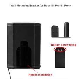 Wireless Speaker Wall Mount Hidden Bracket Metal Holder for Bose S1 Pro/ S1 Pro+ Multifunctional Speakers Accessories