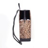 Rock Rebel Leopard Print Coffin Backpack