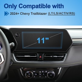 Coleya Anti-Glare Matte Screen Protector for 2024 2025 2026 Chevy Trailblazer (LT/LS/ACTIV/RS) 11-inch Touchscreen, 9H Tempered Glass 2024 2025 Chevy Trailblazer Accessories HD/Anti-Fingerprint 11"