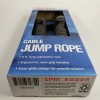 SPRI Adjustable 9 ft Covered Steel Cable Jump Rope, Black,