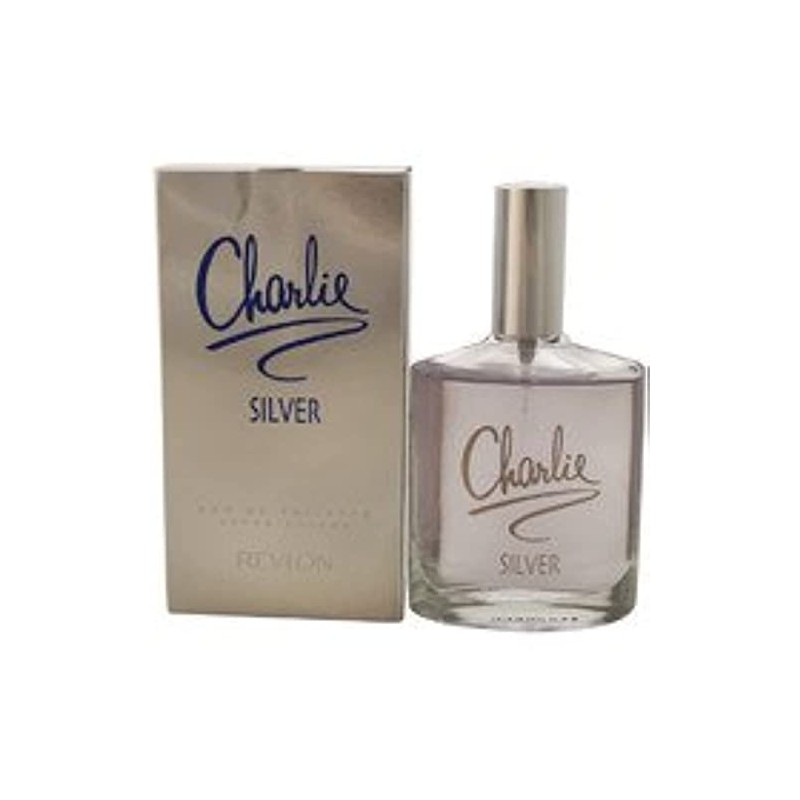 REVLON CHARLIE SILVER 3.4 oz Eau de Toilette Spray NEW