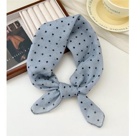 MaxWant Scarf, Linen Scarf, 22.8 x 22.8 inches (58 x 58 cm), Square, Women's, Linen, Cotton, Spring, Summer, Autumn, Thin, UV Gift, Hair Ornament, Bag Decoration, 25#