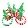 Christmas Party Toss Game Inflatable Xmas Tree with 4 Rings,Inflatable