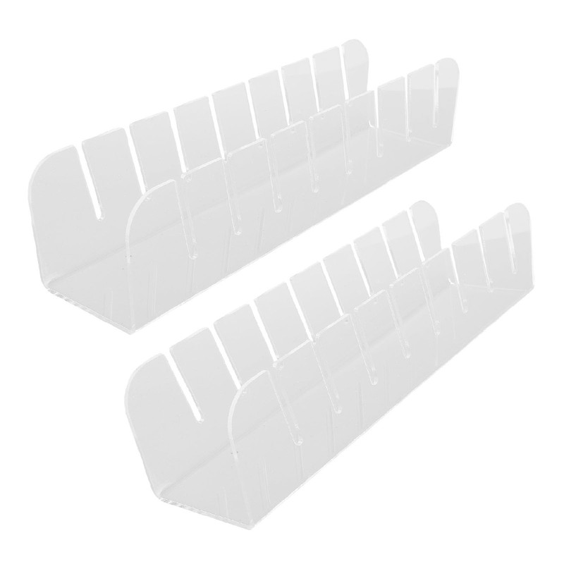 2PCS Set Baseball Cap Stand Acrylic Multifunctional Standing Hat Organizer
