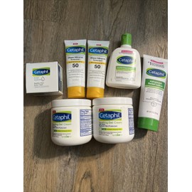 Cetaphil X7 Cetaphil BUNDLE-Gel Cream/Relief Lotion/Moistur