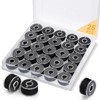 dipeer 25 Pcs Bobbins for Sewing Machine, Black Sewing Machine
