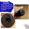 Double Action Pump for Quick and Easy Ball Inflation -