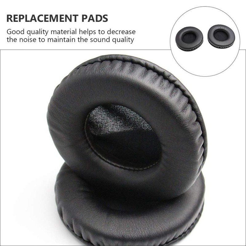 Uonlytech Headphone Ear Cushions Round Headset Ear Pads Earmuffs Replacement