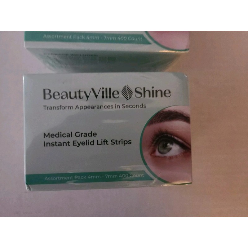Beautyville Shine 400 Count Instant Eyelid Lift Strips 4-7mm -