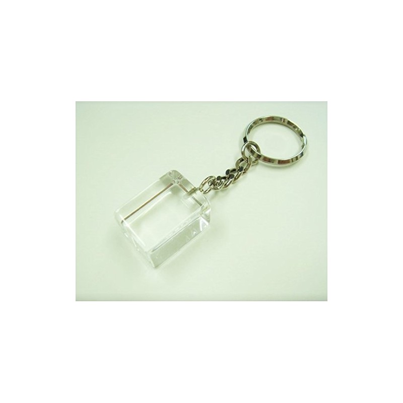 Clear Mah Jongg Pies (Large) Key Holder [White]