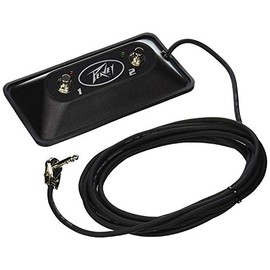 PEAVEY Amplifier Foot Switch (For 6505 6505MH Classic20MH 5150) Multi-Purpose 2 Button Footswitch w-LEDs
