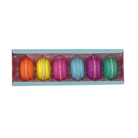 Tinc Macaron Eraser Collection Set for Kids | Includes 6 Erasers | Correct Mistakes Easily | Great for use at School and for Homework | for Boys and Girls | Stationery