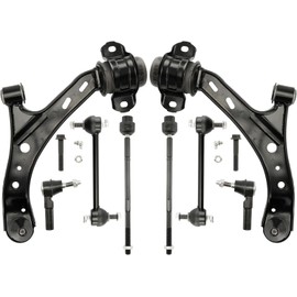 KAC Front Lower Complete Control Arms Assembly Suspension Kit w/Ball Joint Replacement for 05-06 Mustan-g, 07-10 Mustan-g, Automotive Replacement Part 8Pcs