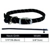 Cat/Kitten Reflective Softweave Collar with Safety Elastic & Bell with