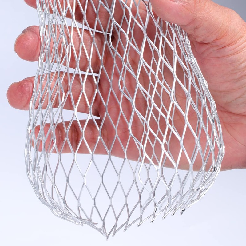 Gutter Downspout Guard, 4PCS Aluminum Down Pipe Filter Mesh Gutter