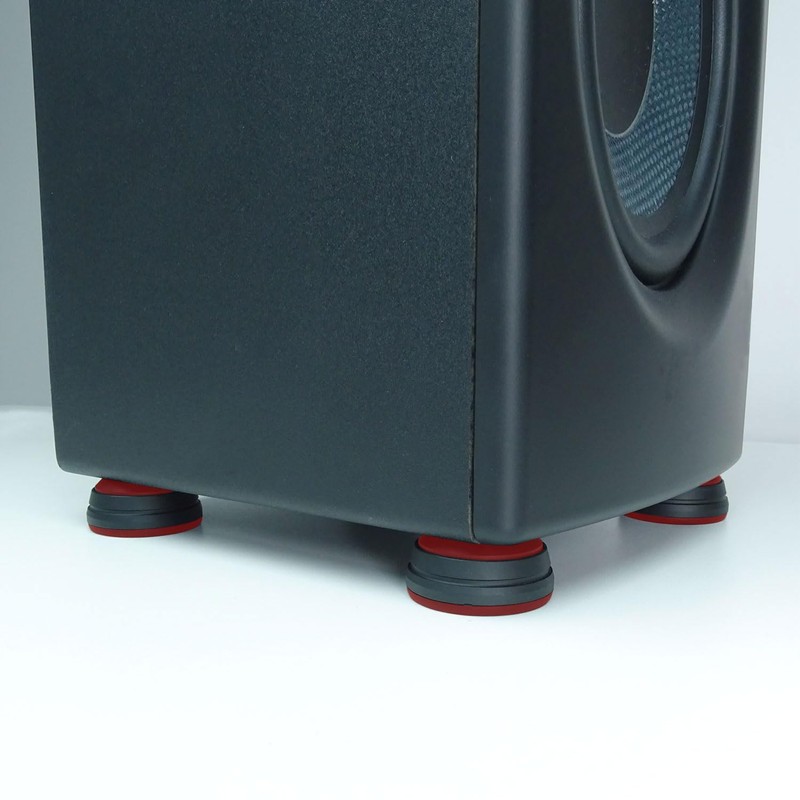 keepdrum SSA300RD Speaker Feet for Two Boxes Vibration Damper Speaker