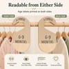 8 PCS Baby Wardrobe Dividers, Colorful Baby Hangers Babys Clothes