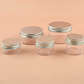 Aluminum lid empty cream bottle 30g prop parts empty cream bottle cosmetic bead parts organizer / 알루미늄 뚜껑 크림공병 30g 소품 부품 크림 공병 화장품 비즈 부품 정리