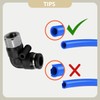 Bwintech 10 Pcs 4mm Tubing OD x 1/4" Female BSP